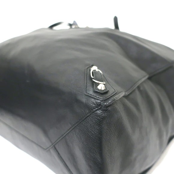 Balenciaga Papier A4 Tote Black Leather Large Shoulder Bag - Picture 8 of 11